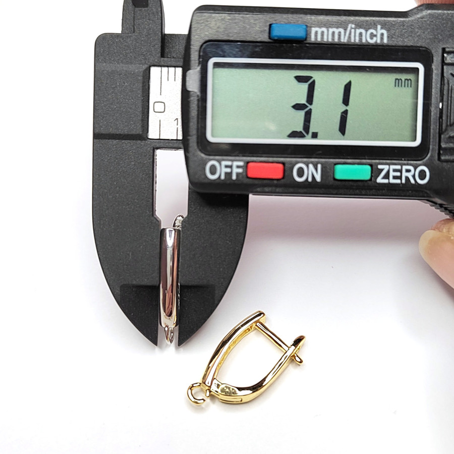 Швензы классические 18х3 мм, основа для серёжек, пара