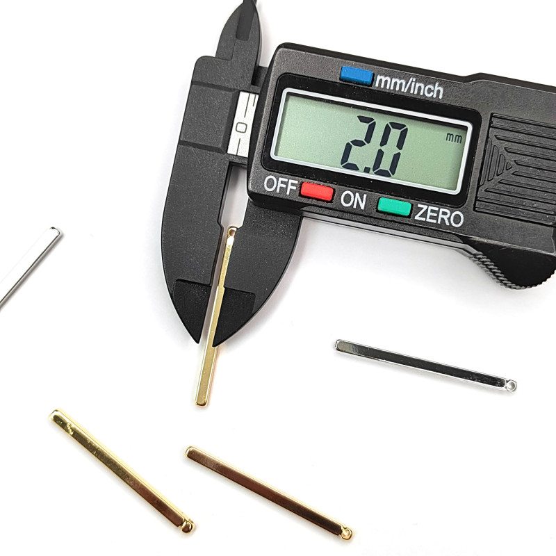 Подвеска палочка 30х2 мм с гранями, штука