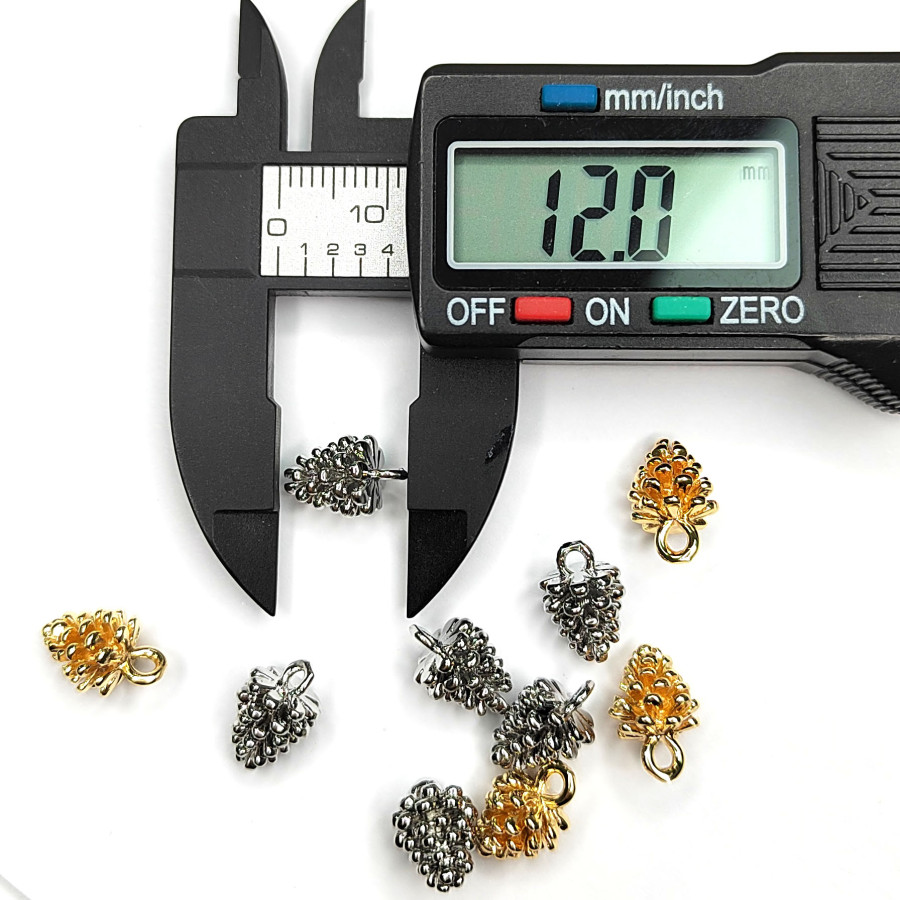 Подвеска Шишка 12х8 мм, ШТУКА