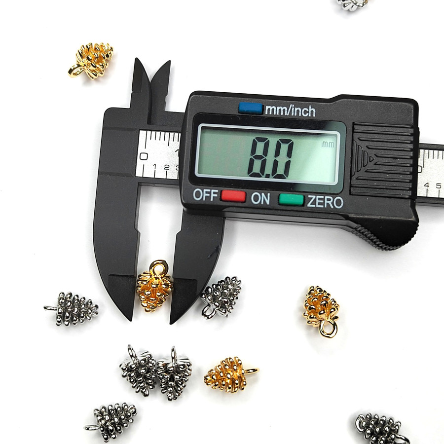 Подвеска Шишка 12х8 мм, ШТУКА