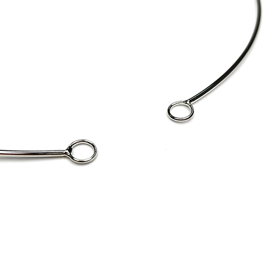 Чокер - основа для колье с петельками 14,5 см, ширина 1 мм