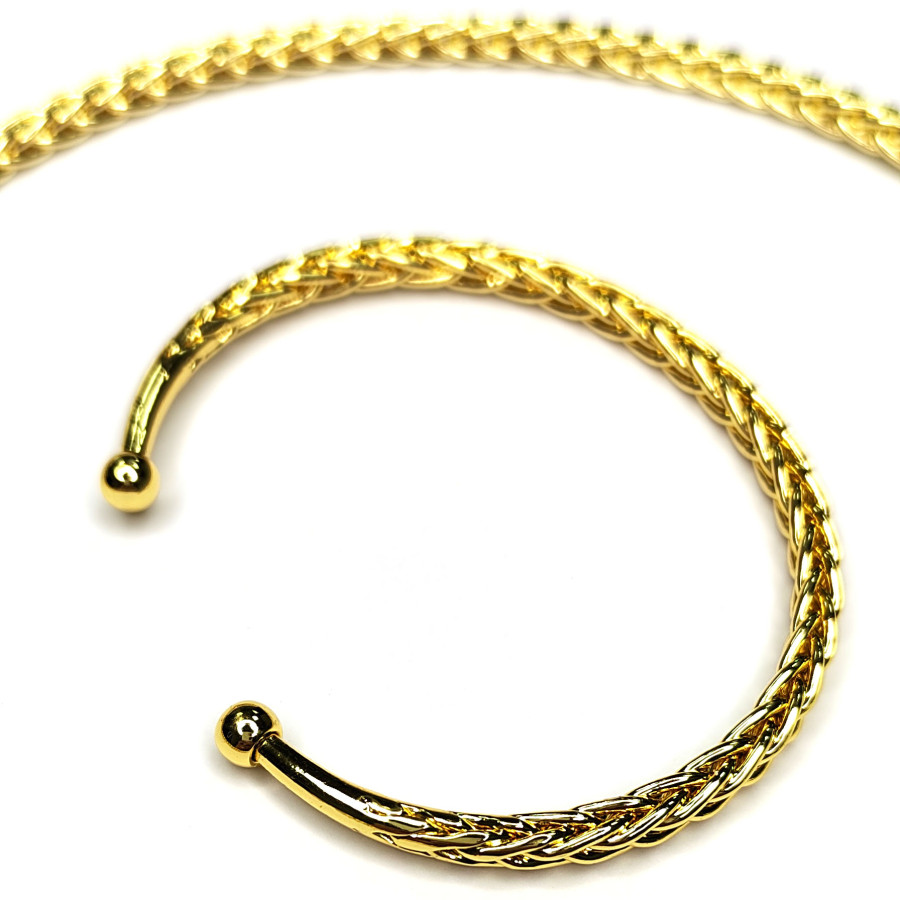 Браслет Плетёный безразмерный, толщина 4,5 мм