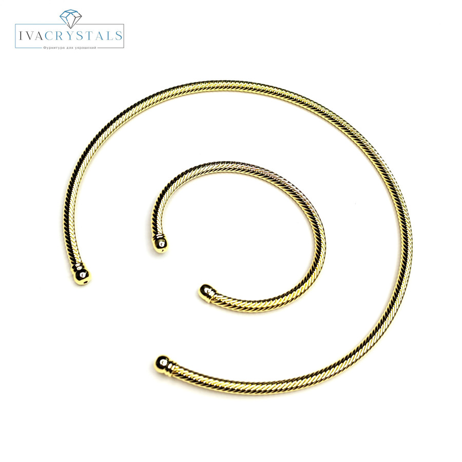 Чокер 13,5 см (расширяется), плетение Шнурок ширина 4 мм