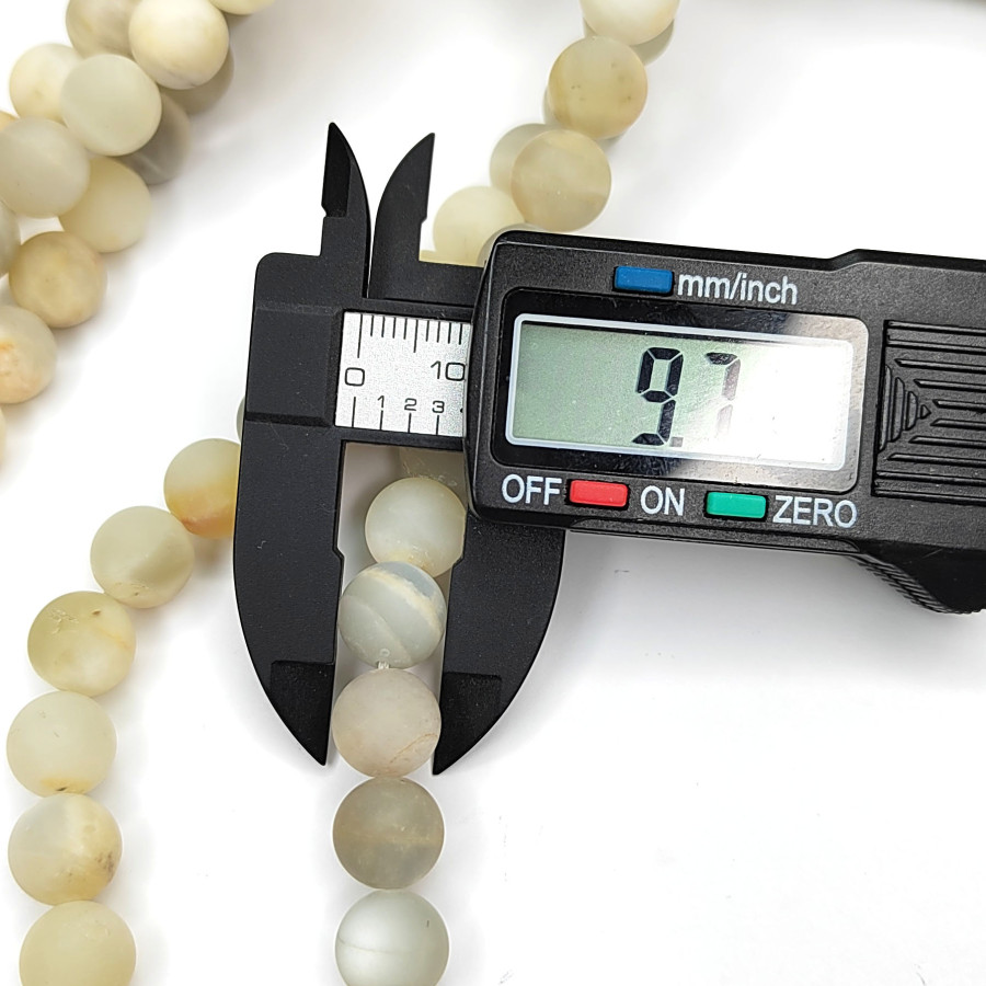 Солнечный камень натуральный Матовый, нить 38 - 39 см 10 мм (нить 39 см)