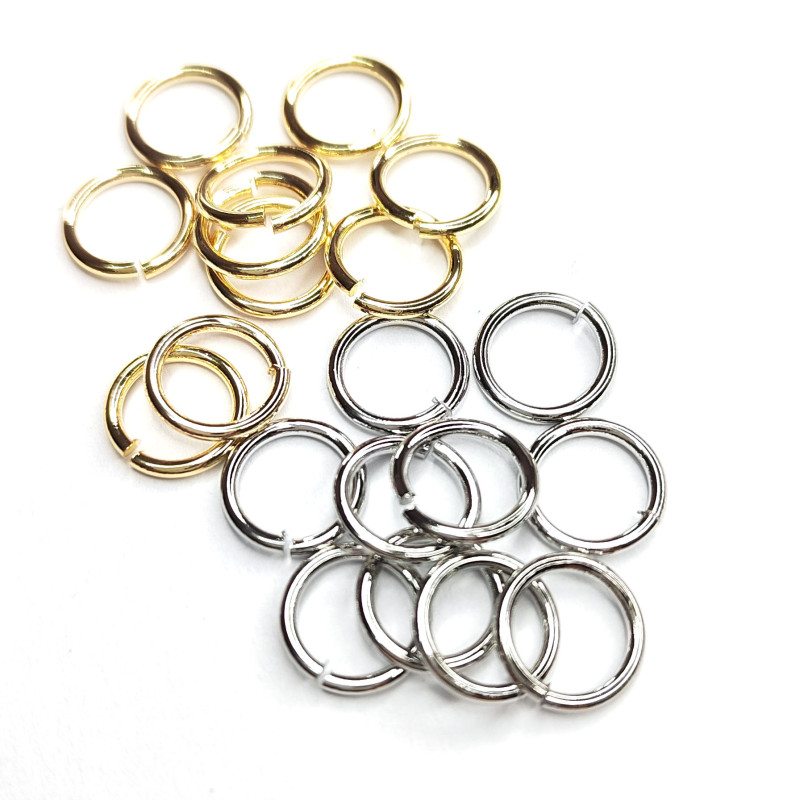 8х1 мм Колечки соединительные, 10 штук