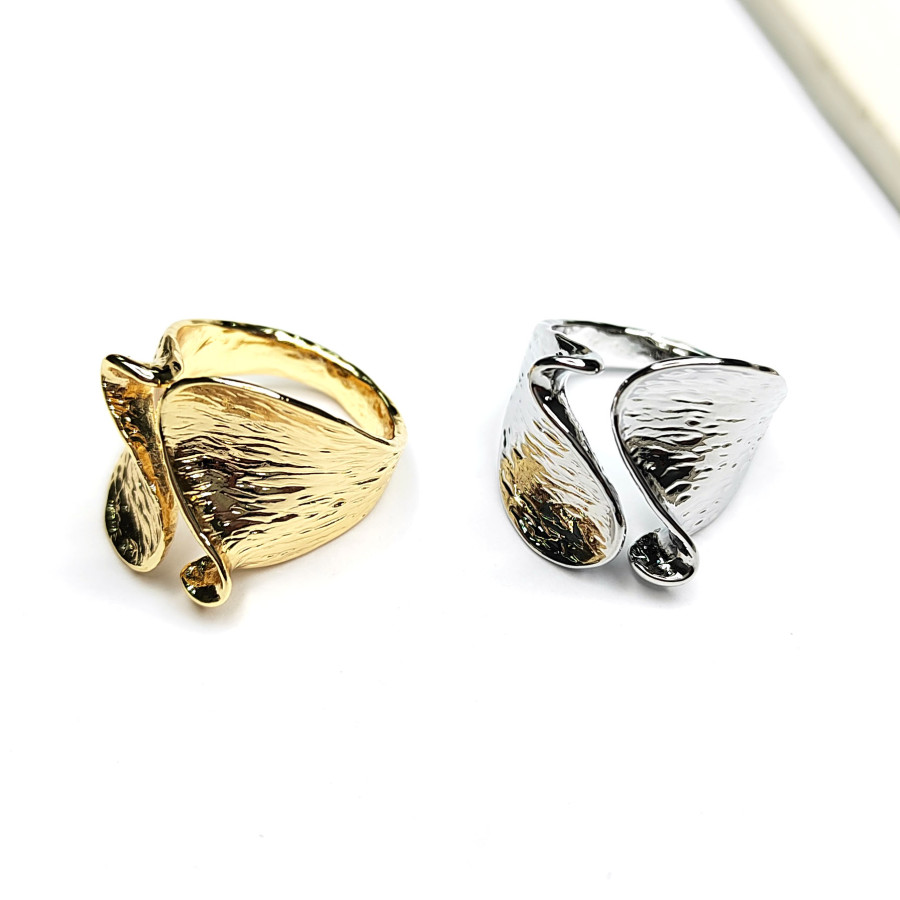 Кольцо широкое текстурное 17 мм, штука