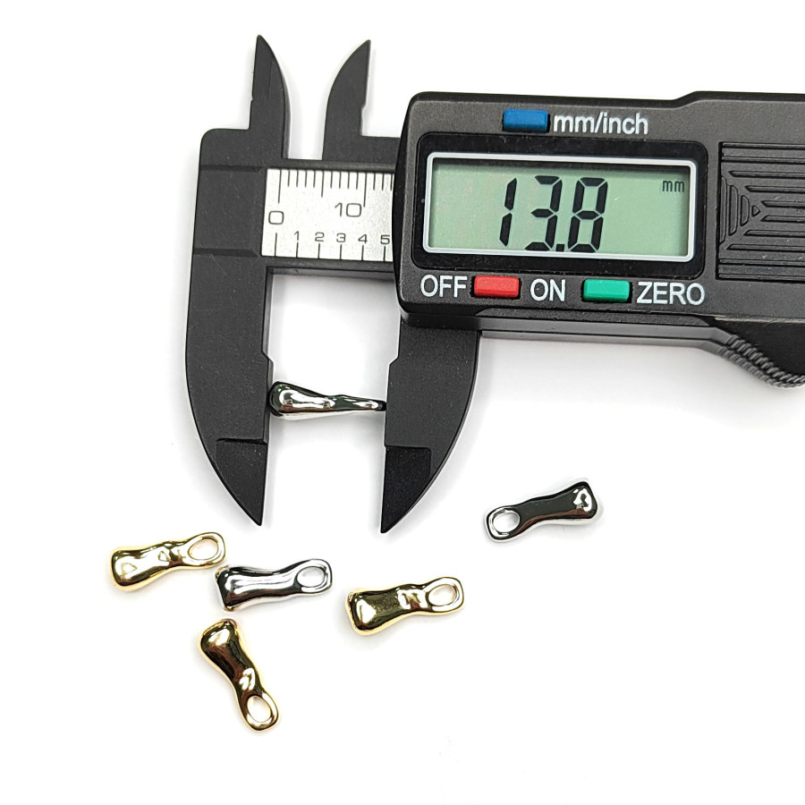 Подвеска палочка волнистая 14 мм, штука