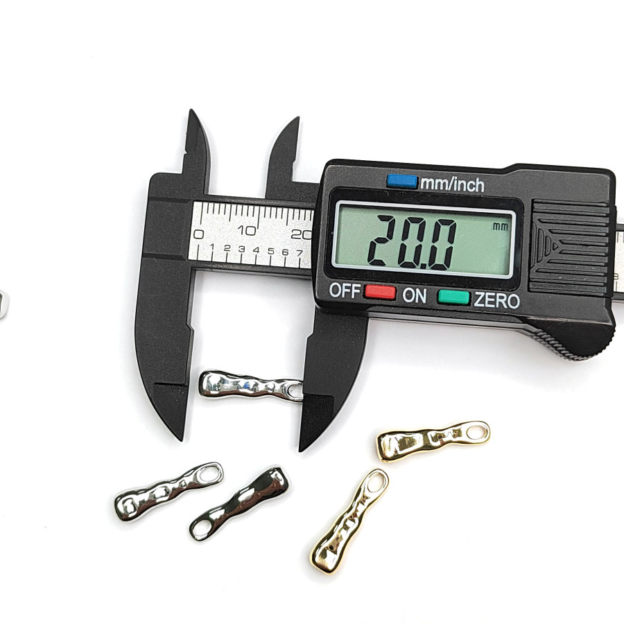 Подвеска палочка волнистая 20 мм, штука