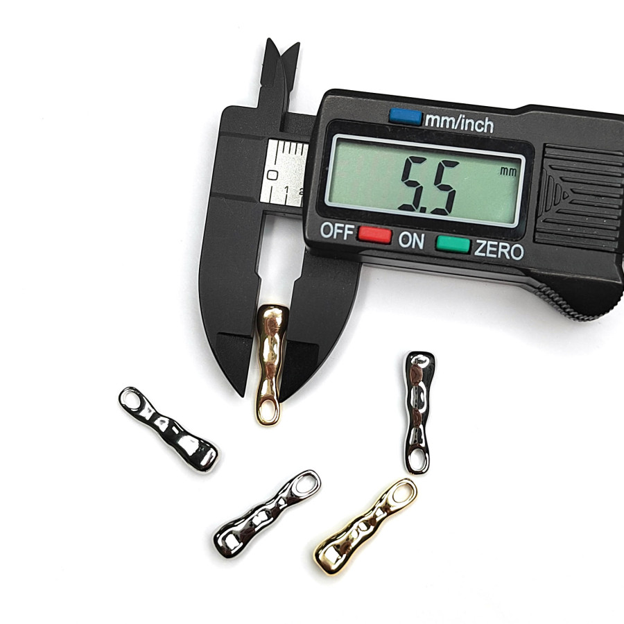 Подвеска палочка волнистая 20 мм, штука