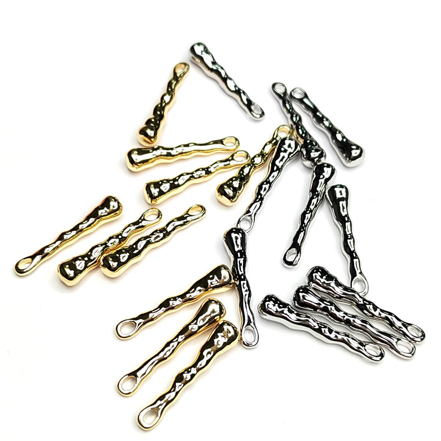 Подвеска палочка волнистая 25 мм, штука