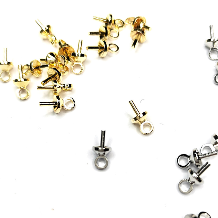 Штифт для вклейки 7 мм, держатель для кулона, штука