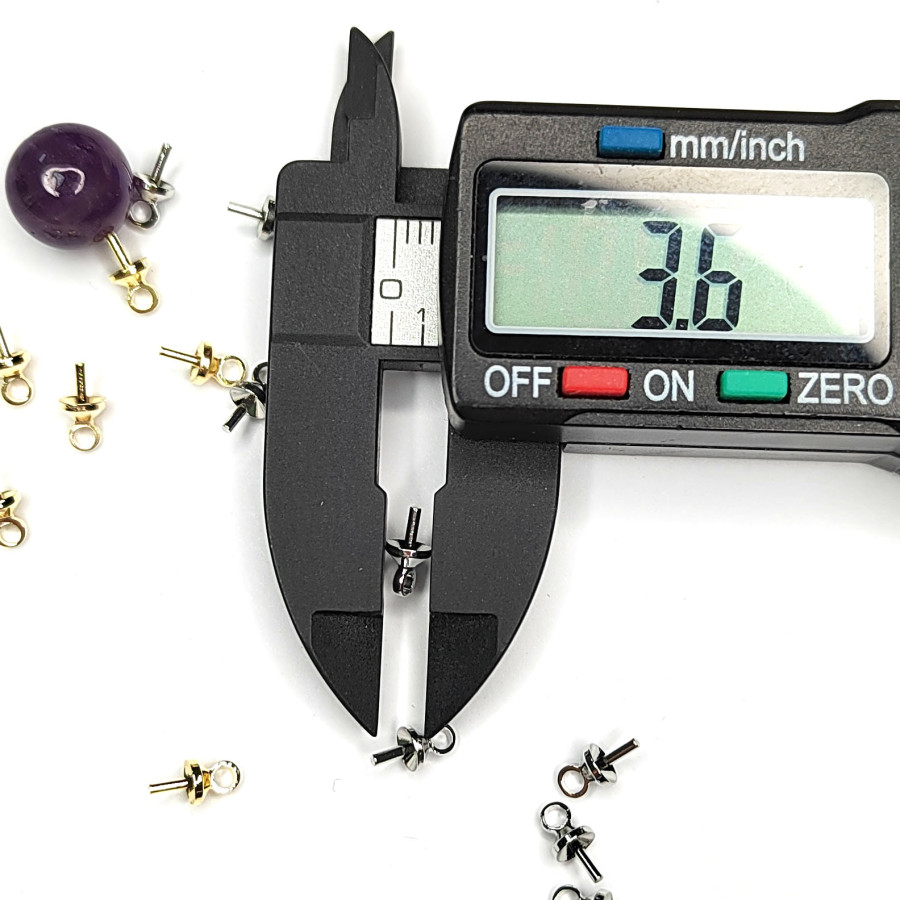 Штифт для вклейки 7 мм, держатель для кулона, штука