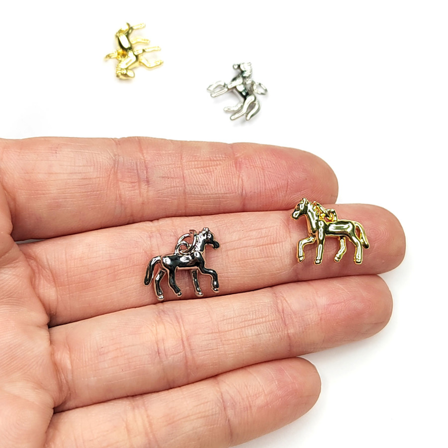 Подвеска Лошадь 16х13 мм, штука