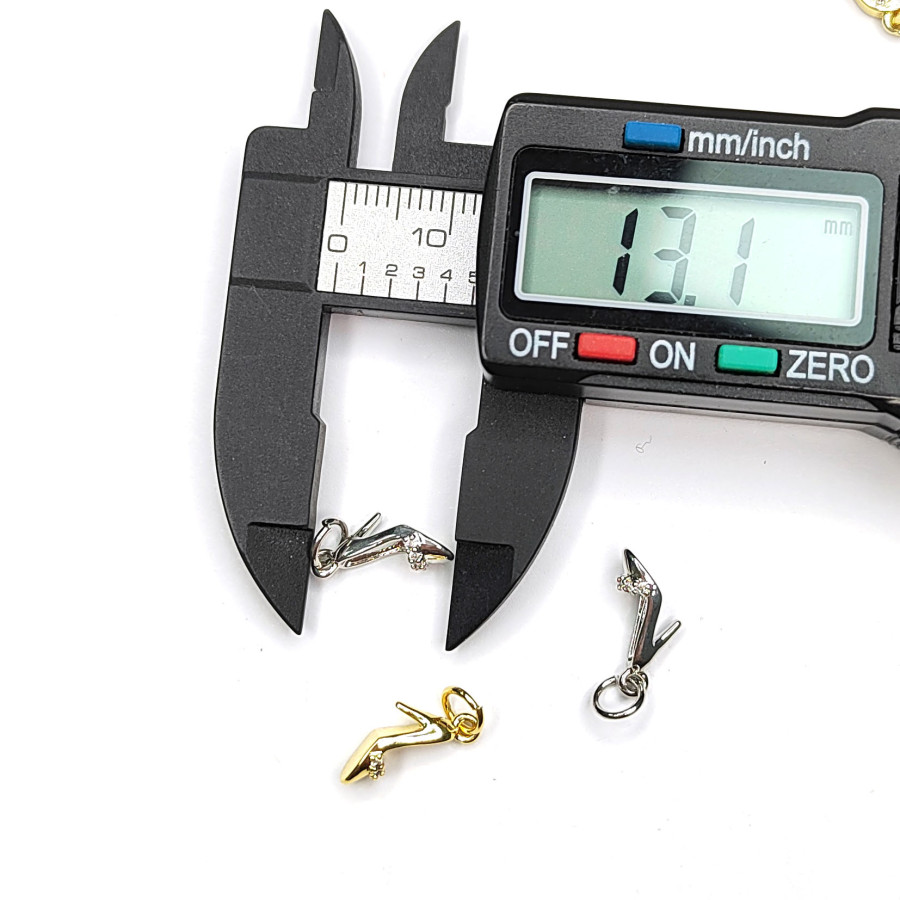 Подвеска Туфелька 13х5 мм, штука