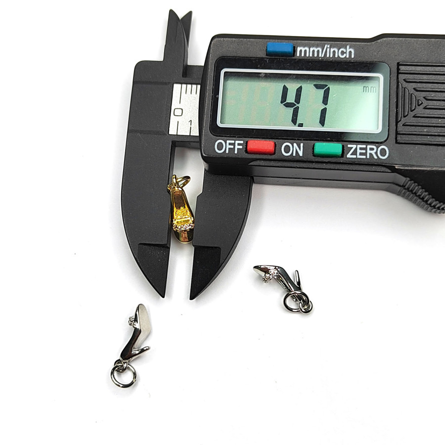 Подвеска Туфелька 13х5 мм, штука