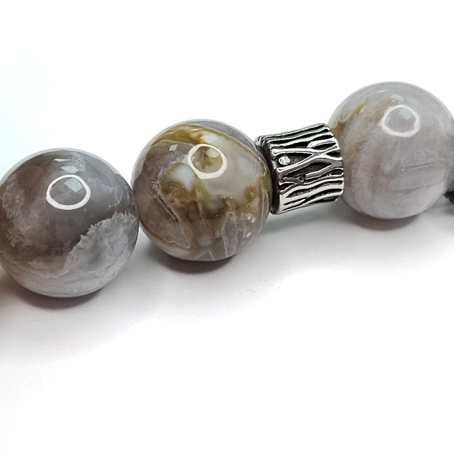 Бусина 6х7 мм разделительная из нержавеющей стали, штука