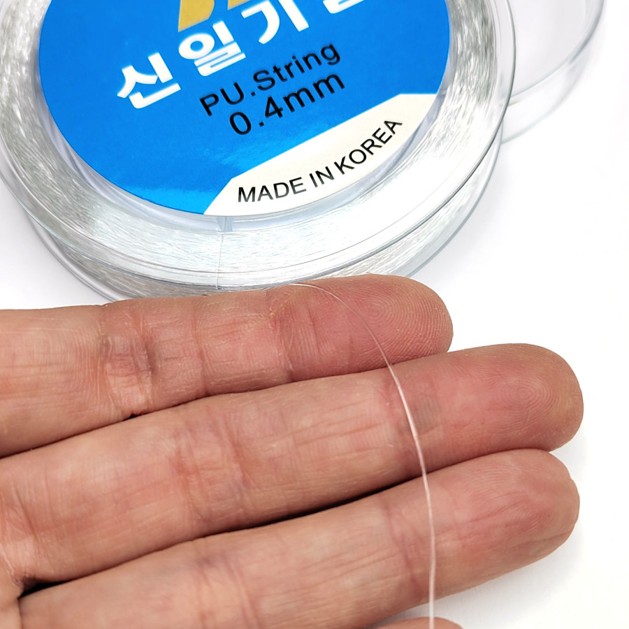 Силиконовая резинка для браслетов 0,4 мм, Ю. Корея Метр