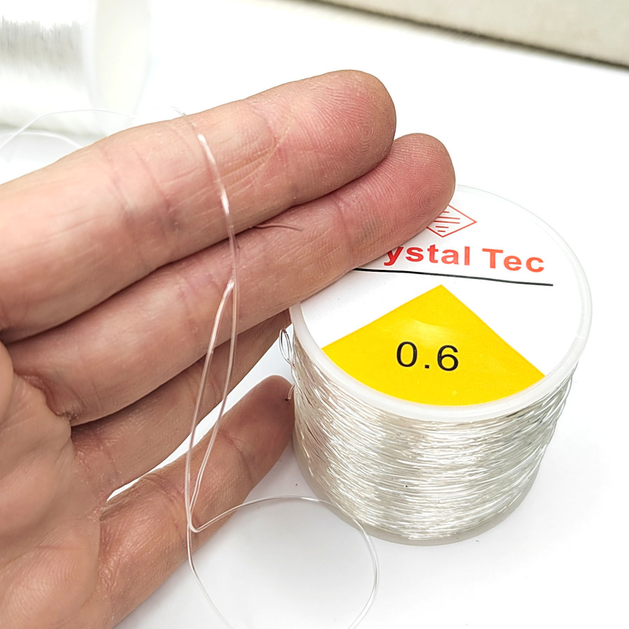 Силиконовая резинка 0,6 мм, катушка