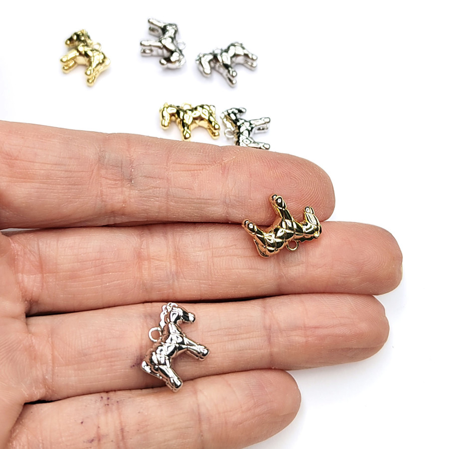 Подвеска Лошадка 14х11 мм, штука