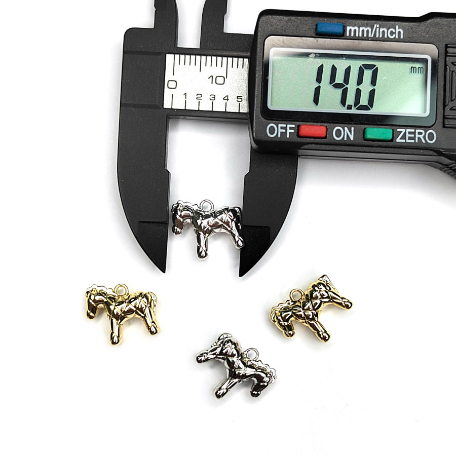 Подвеска Лошадка 14х11 мм, штука