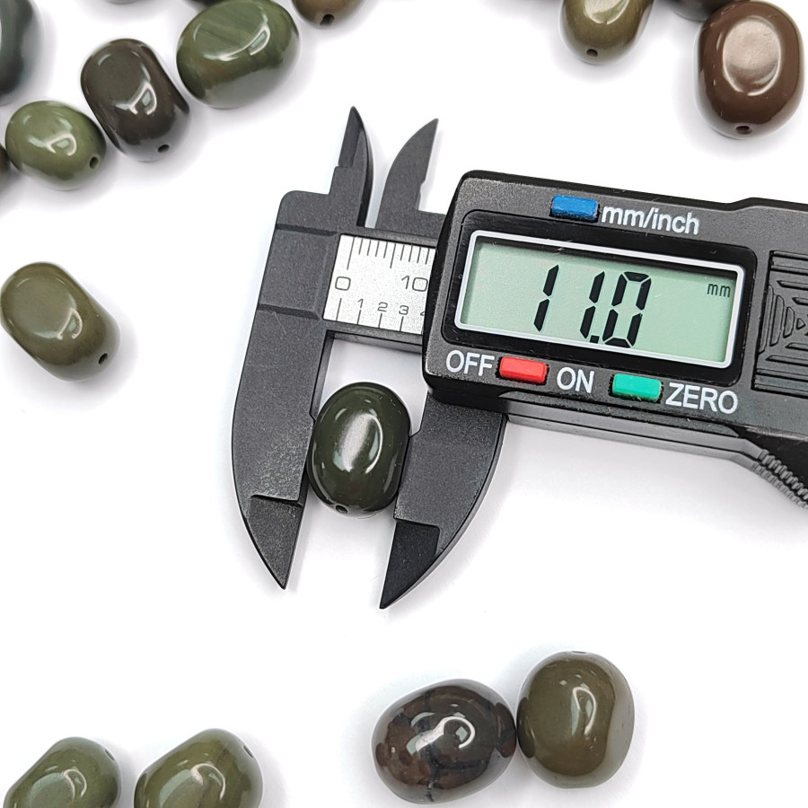 Яшма натуральная, 15х11 мм, штука