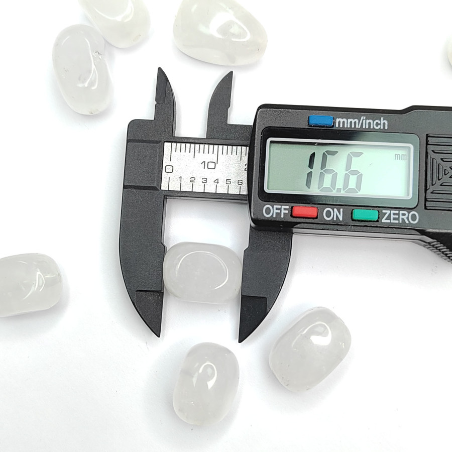 16х12 мм Горный хрусталь натуральный, галтовка