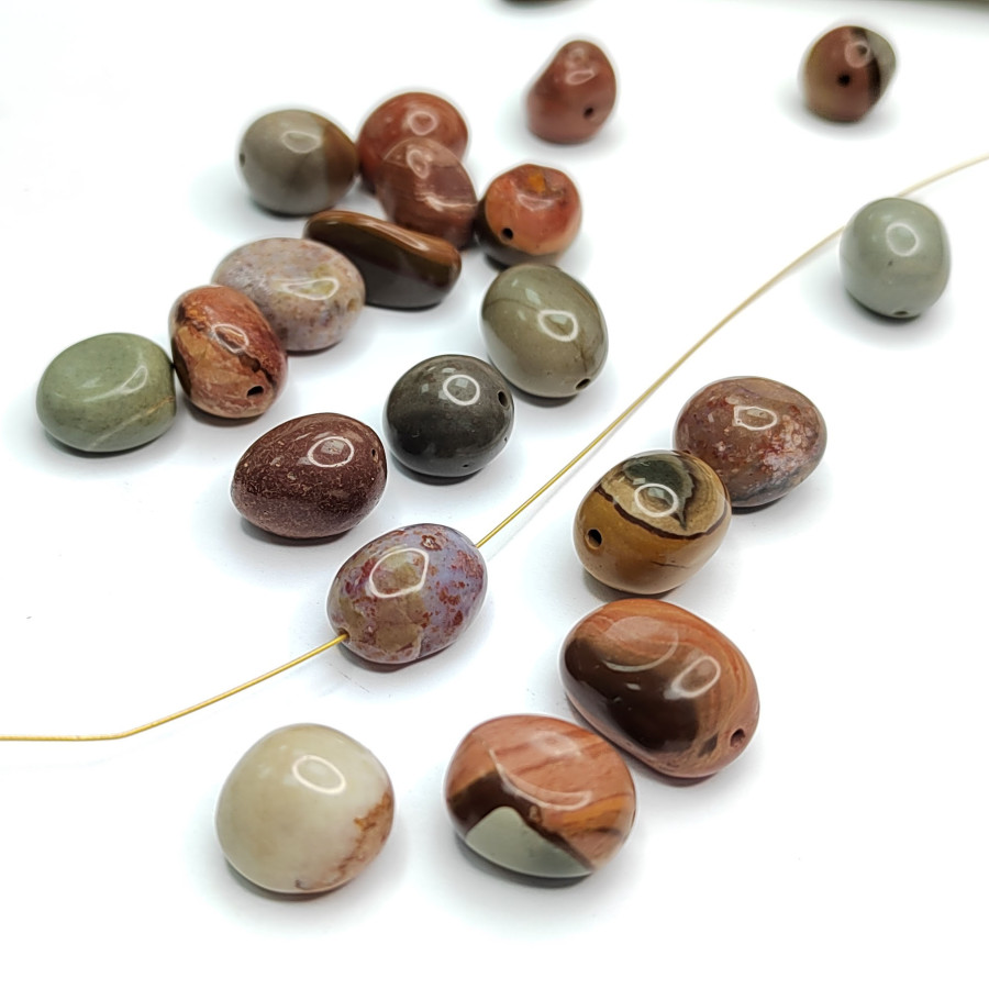 Яшма американская 16х12 мм, натуральный камень