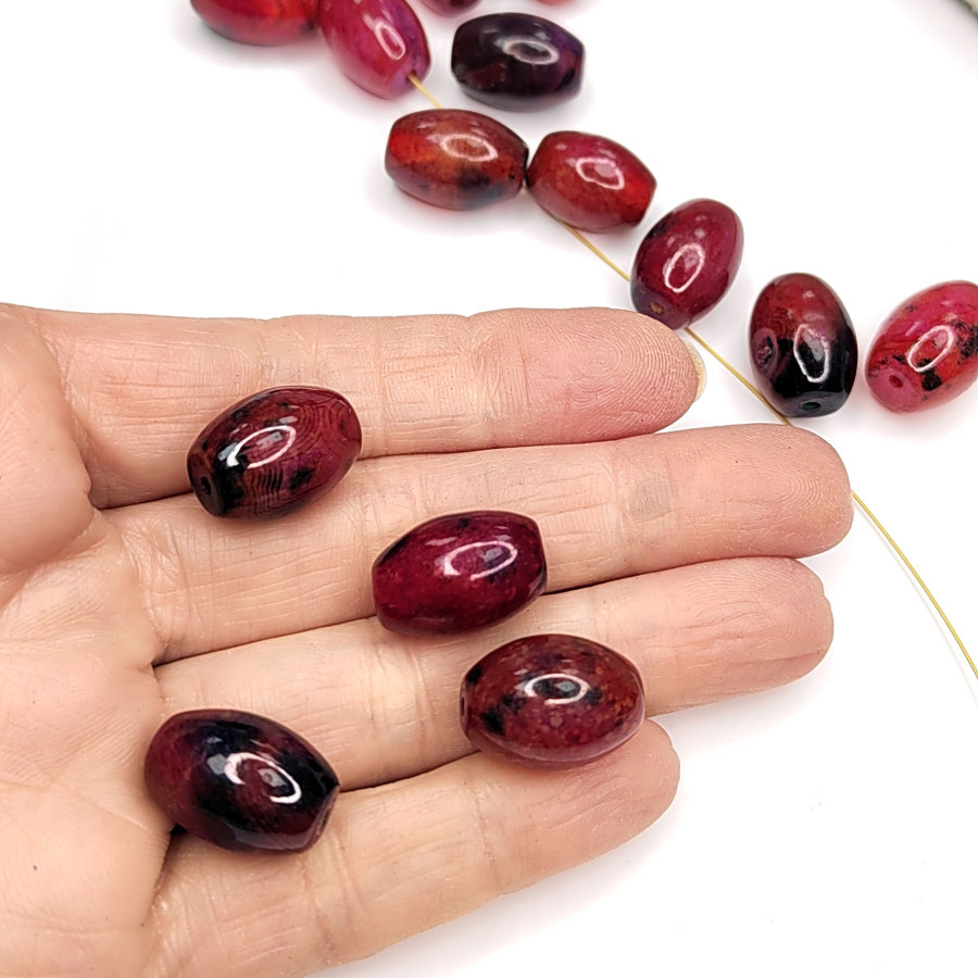 Агат натуральный 17х13 мм