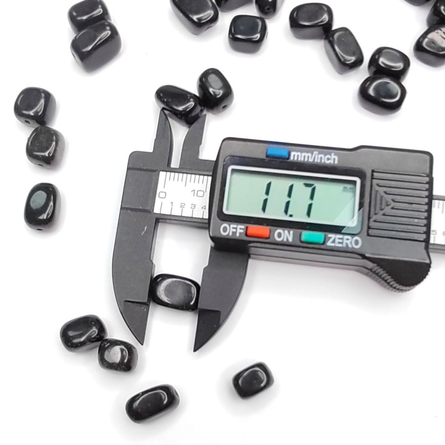 Чёрный обсидиан 11х8 мм