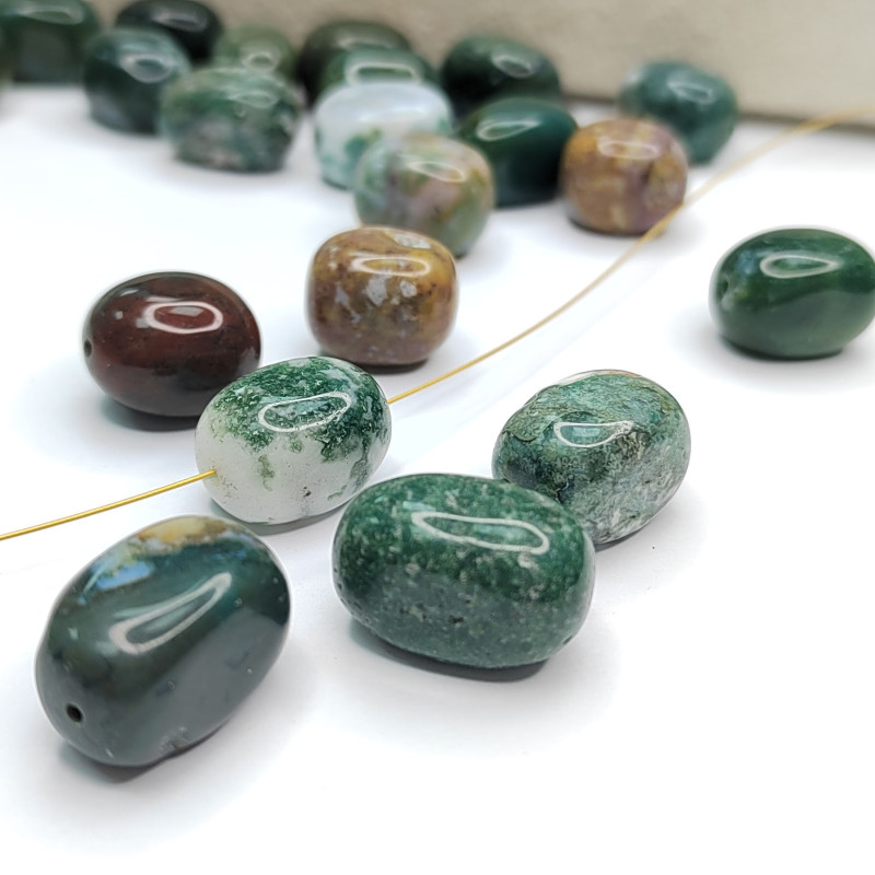 Яшма индийская 17х12 мм, натуральный камень