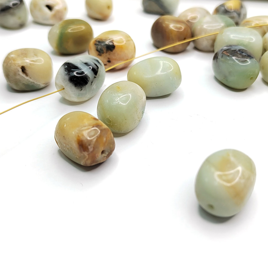 Амазонит натуральный камень 17х12 мм