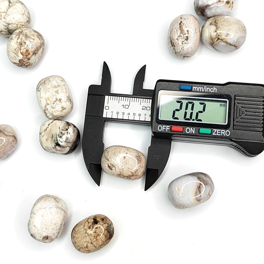 Яшма пейзажная, натуральный камень 20х14 мм