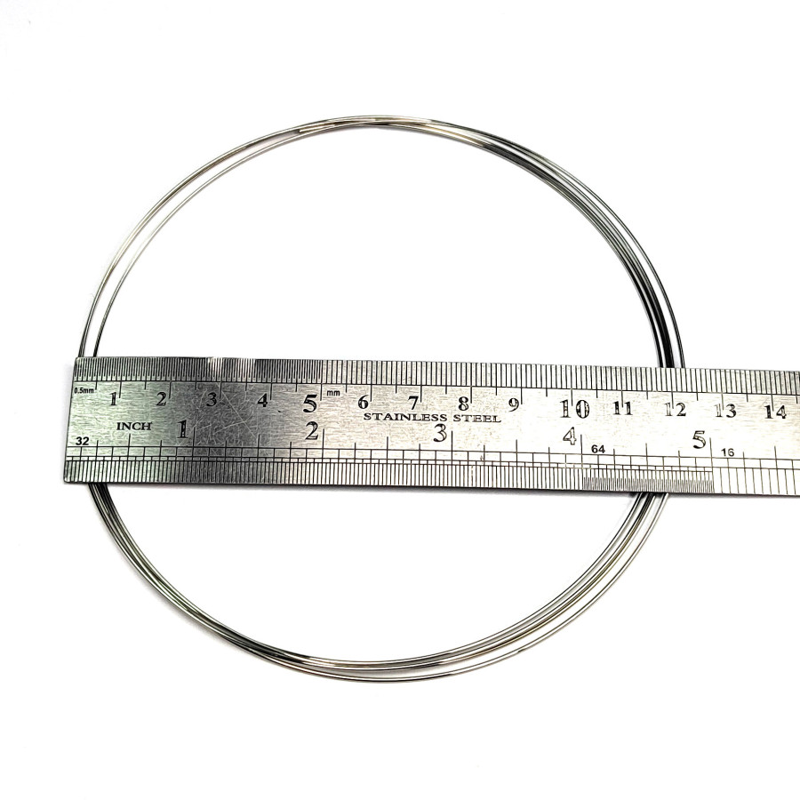 Мемори проволока 120х0,8 мм для колье чокеров, виток