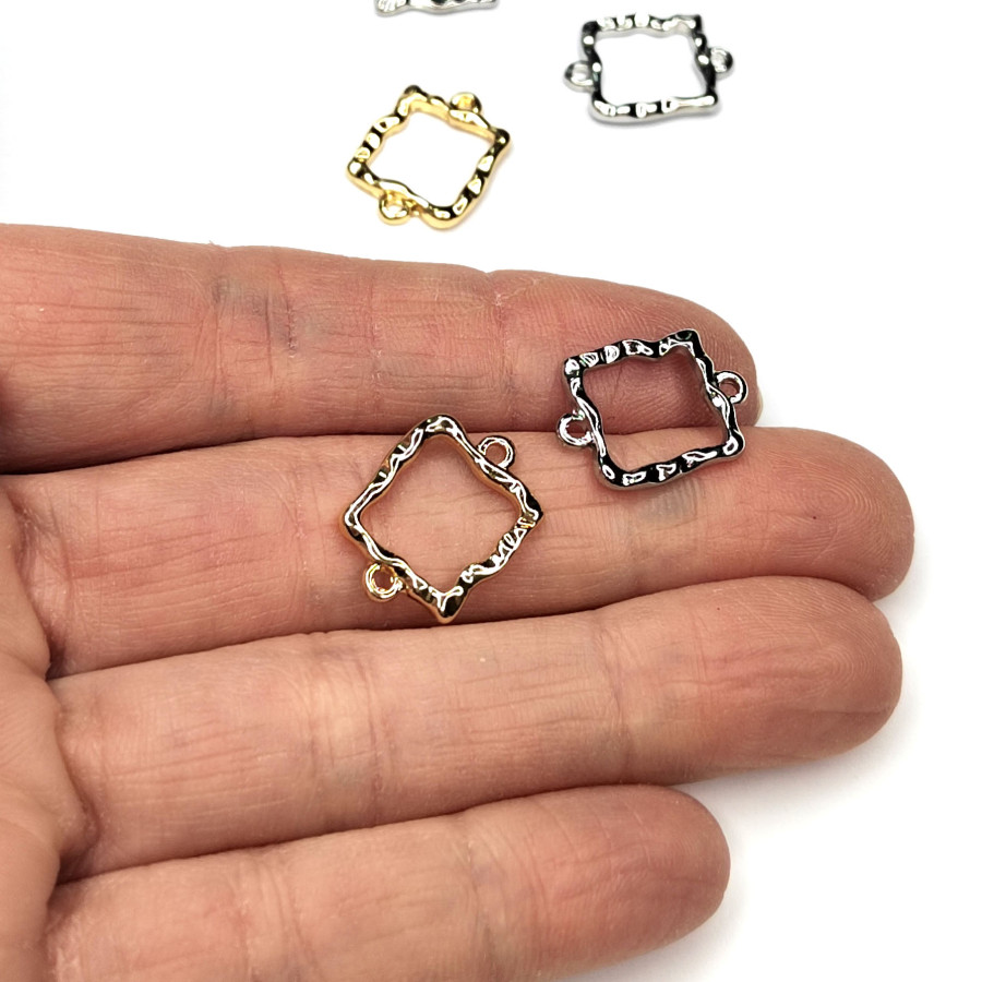 Квадратный коннектор 13х17 мм, штука