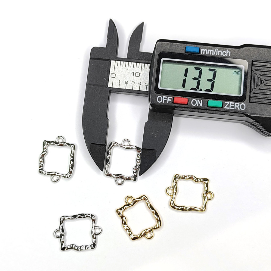 Квадратный коннектор 13х17 мм, штука