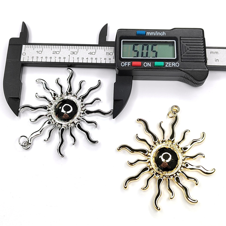 Подвеска Солнце 50 мм, крупный кулон