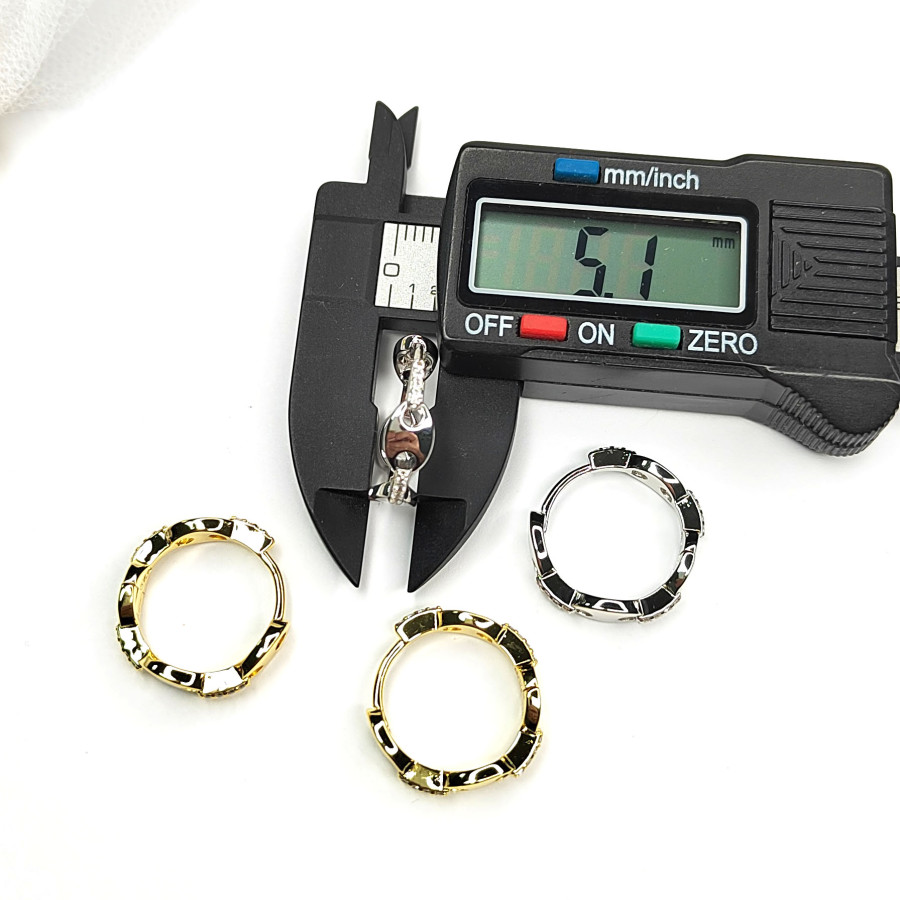 Серьги с застёжкой конго 20х5 мм, пара