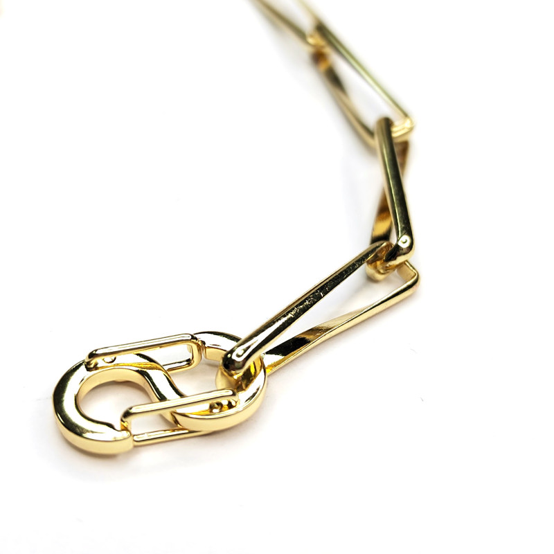 Карабин двусторонний 16х9 мм, открывается с двух сторон