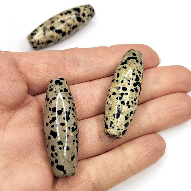 40х14 мм Яшма далматиновая натуральная, штука