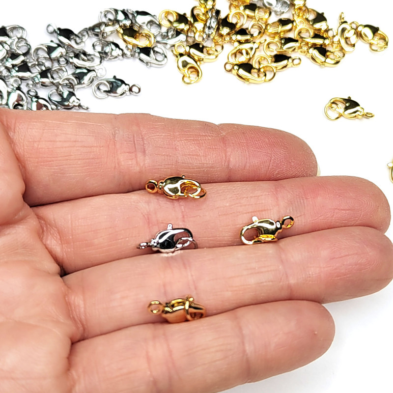 12 мм Замок карабин лобстер с вращающейся концевой частью, штука