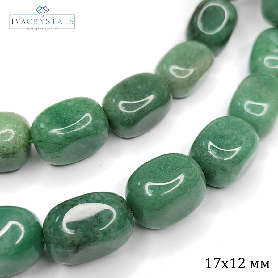 Нефрит натуральный 17х12 мм