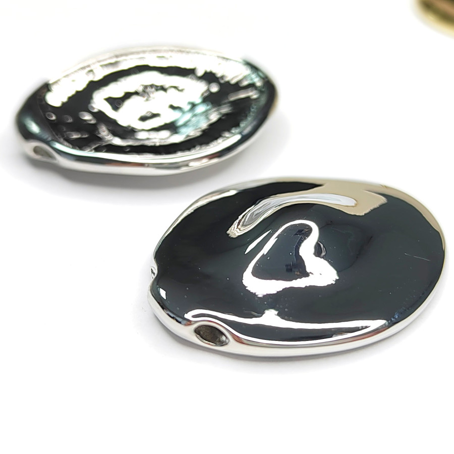 Подвеска крупная 40х32 мм Овал, штука