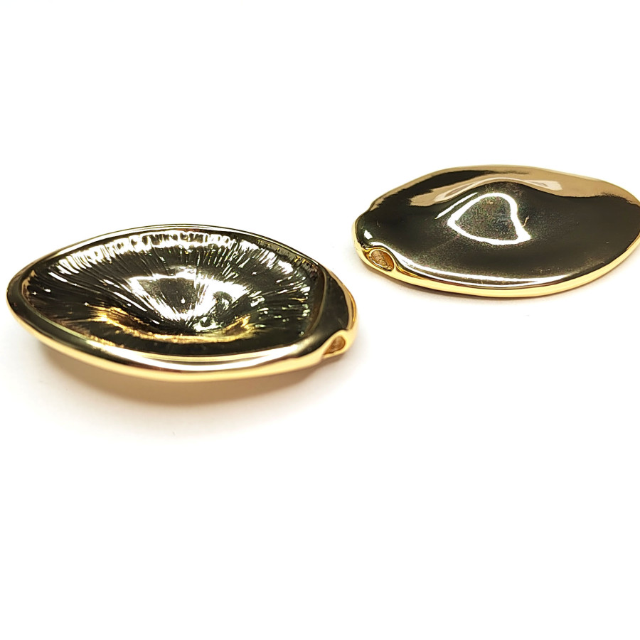 Подвеска крупная 40х32 мм Овал, штука