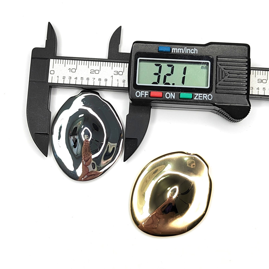 Подвеска крупная 40х32 мм Овал, штука