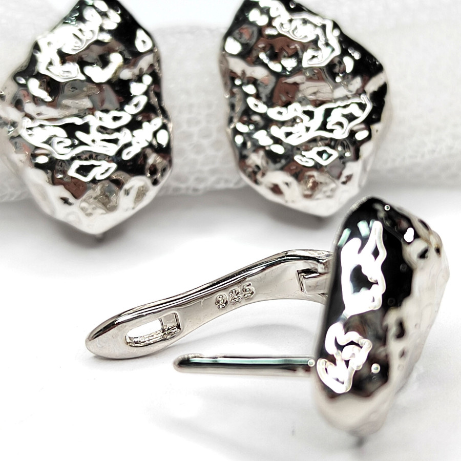 Швензы 16х12 мм Мятый металл, пара