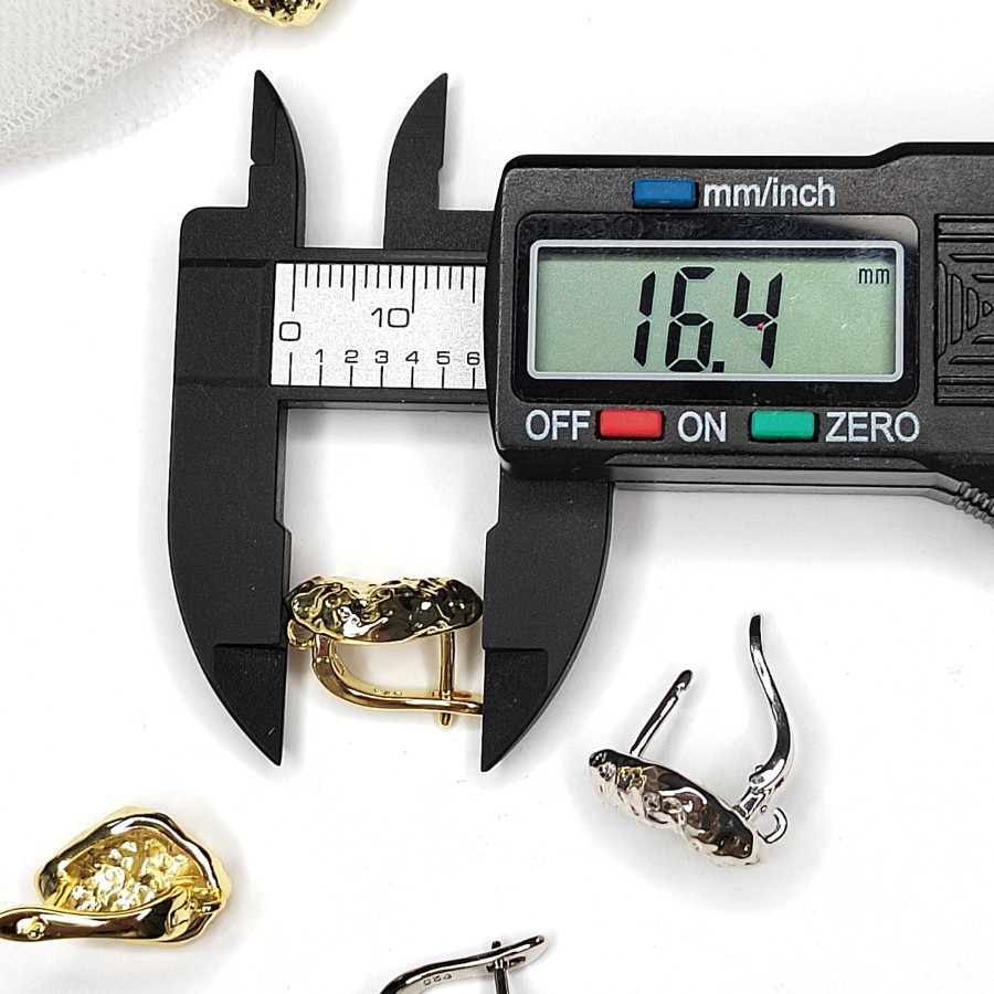 Швензы 16х12 мм Мятый металл, пара