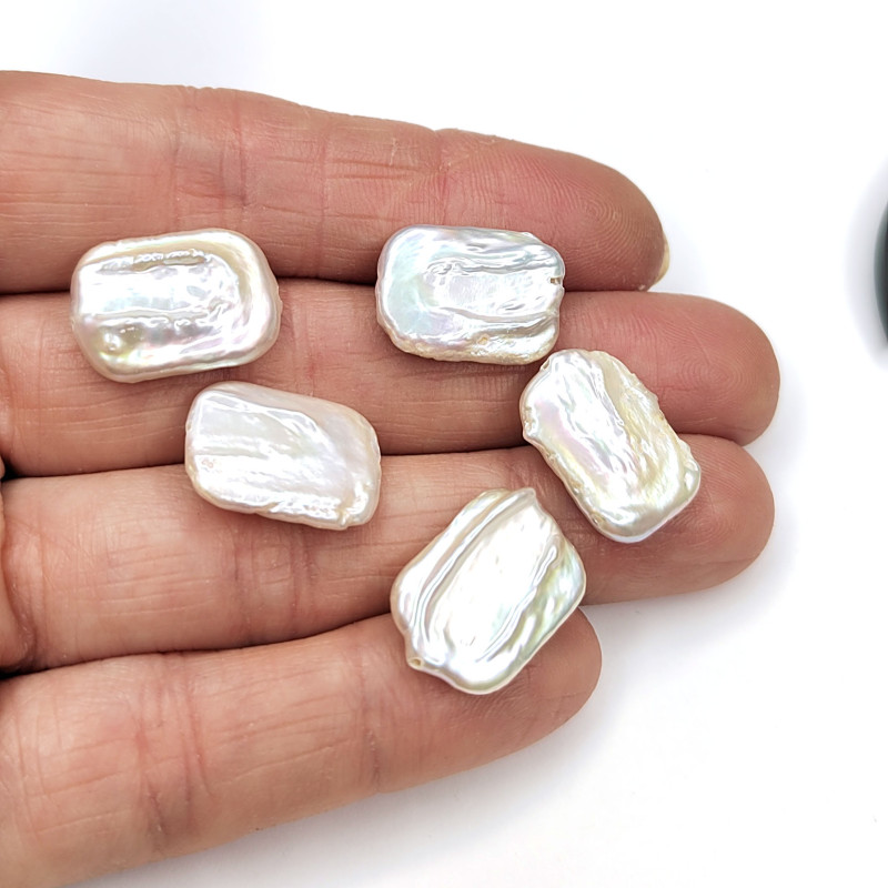 Жемчуг натуральный Кеши 18х12 мм, культивированный, ШТУКА