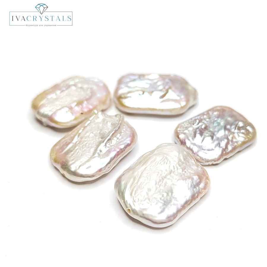 Жемчуг натуральный Кеши 18х12 мм, культивированный, ШТУКА