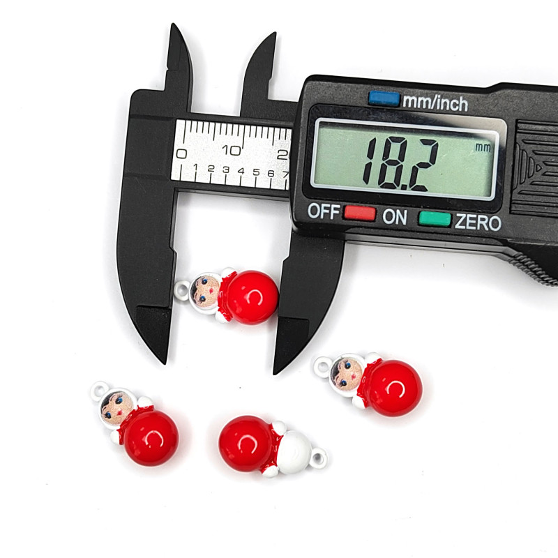 Подвеска Неваляшка 18х10 мм, штука