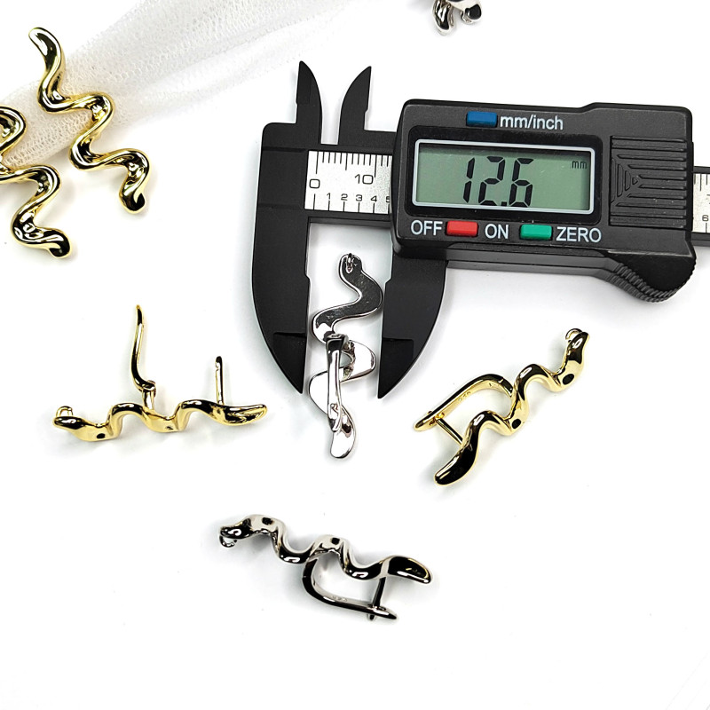 Швензы Змейки (волна) 35х12 мм, пара